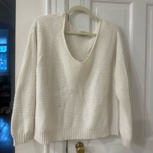 American Eagle Oversized White Sweater | White Sweater